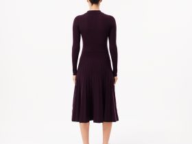Женское шерстяное платье Lacoste с длинными рукавами