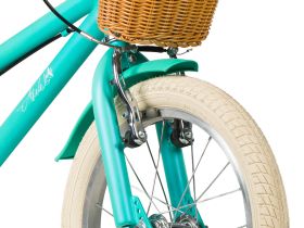 Детский велосипед Novatrack Adele 14, год 2026, цвет Зеленый