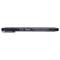 Линер Pentel "Pointliner" 0,8 мм, черные чернила
