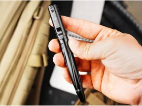 Тактическая ручка Boker Twista, алюминий, черный