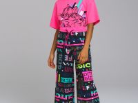 Брюки трикотажные для девочек (кюлоты)