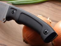 Походный полевой кухонный нож с фиксированным клинком Mr Blade Junak 10 см, сталь AUS-8, рукоять термопластик GRN