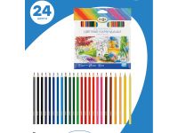 Набор карандашей цветные Гамма "Классические", 24 цв., заточен., картон. упаковка, европодвес