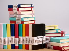 Блокнот для зарисовок Sketchmarker 21х29,7 см 80 л 140 г, твердая обложка