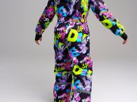 Комбинезон текстильный с полиуретановым покрытием для девочек