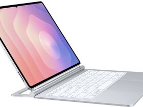 Клавиатура Samsung с тачпадом Galaxy Tab S11 Ultra серебристый