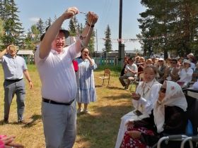 Столетний юбилей отметила жительница Хангаласского улуса Фекла Егорова