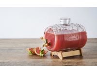 Kilner Диспенсер для напитков на подставке 1 л прозрачный Barrel Kilner