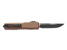 Автоматический нож Microtech Ultratech Gen IV S/E, сталь M390MK, рукоять алюминий, коричневый/черный