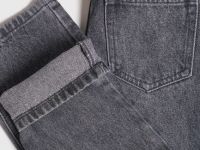 Джинсы Mom для девочек, Серый