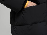 Стеганый пуховик с натуральным пухом