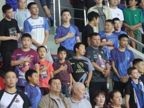 Масштаб впечатляет. Ковёр Павла Пинигина собрал тысячу юных борцов