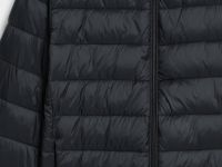 Утеплённая лёгкая куртка, Черный