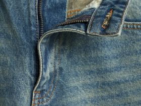 Джинсы Mom, Голубой