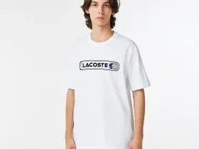 Мужская футболка Lacoste свободного кроя
