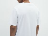 Футболка с текстовым принтом, Белый