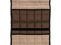 Сумка для 10 ножей с замком KTB, коричневая