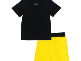 Комплект детский трикотажный для мальчиков: фуфайка (футболка), шорты