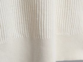 Поло из текстурной ткани, Белый