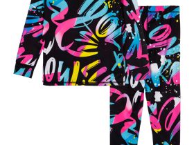 Термокомплект трикотажный для девочек: брюки, толстовка для эпизодического использования