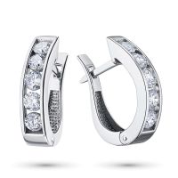 Серьги из белого золота э4712сг03135900