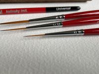 Кисть синтетика имитация колонка №2 лайнер Roubloff "1S44" ручка фигурная