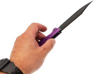 Складной нож Daggerr Toothpick BW, сталь 8Cr14MoV , рукоять фиолетовый FRN