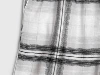 Пижамные шорты в клетку из фланели, Серый