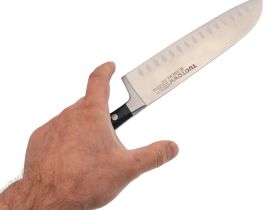 Кухонный нож Сантоку TuoTown BLANCHE, сталь 1.4116, рукоять пластик