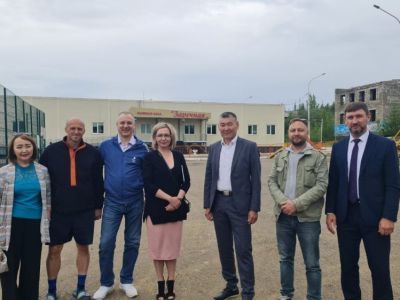 Гости высоко оценили спортивные объекты Мирного