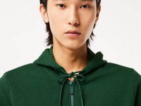 Мужская флисовая толстовка Lacoste на молнии