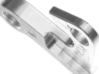 Держатель заднего переключателя &quot;петух&quot; Meta №6 фрезерованный (серебристый)