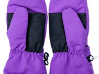 Варежки текстильные для девочек