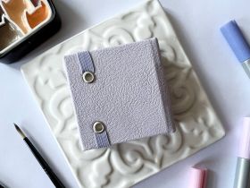 Скетчбук для акварели Inkberry 5х5 см 30 л 230 г 50% хлопка