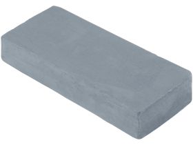 Глина для скульптурной и художественной лепки ТРИ СОВЫ, голубая, самозатвердевающая запекаемая, 1кг,