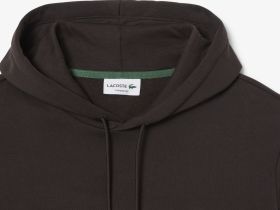 Мужское худи Lacoste классического кроя с флисом