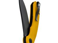 Раскладной нож Petrified Fish Waterspout, сталь 14C28N с покрытием PVD, рукоять желтый G10