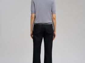 Легкий джемпер с коротким рукавом