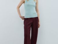 Майка в рубчик, Зеленый