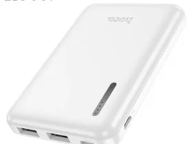 Внешний аккумулятор Hoco J115 Journey 5000mAh 22.5W USB/MicroUSB/Type-C (белый)