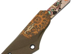 Нож N.C.Custom киридаши Змея сталь AUS-8