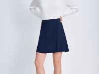 Юбка мини прямого силуэта