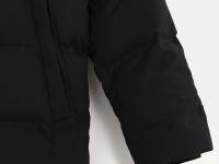 Утепленное пальто с воротником-стойкой