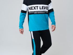 Комплект трикотажный для мальчиков: фуфайка (футболка с длинными рукавами), брюки