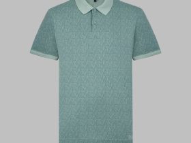 Поло прямого кроя из джерси