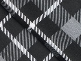 Брюки пижамные в клетку для мальчиков, Белый