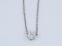 Колье из белого золота с бриллиантами э0901кл09160600