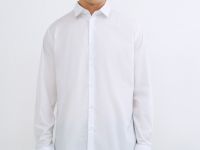 Рубашка Slim из поплина, Белый