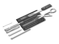 Швейцарская карта Victorinox SwissCard Onyx, сталь X45CrMoV15, рукоять ABS-Пластик, черный