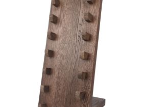 Подставка для коллекции из 7-ми ножей Woodinhome HKS0207OM, дуб, красно-коричневый